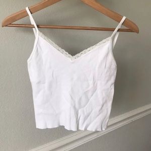 white brandy melville tank